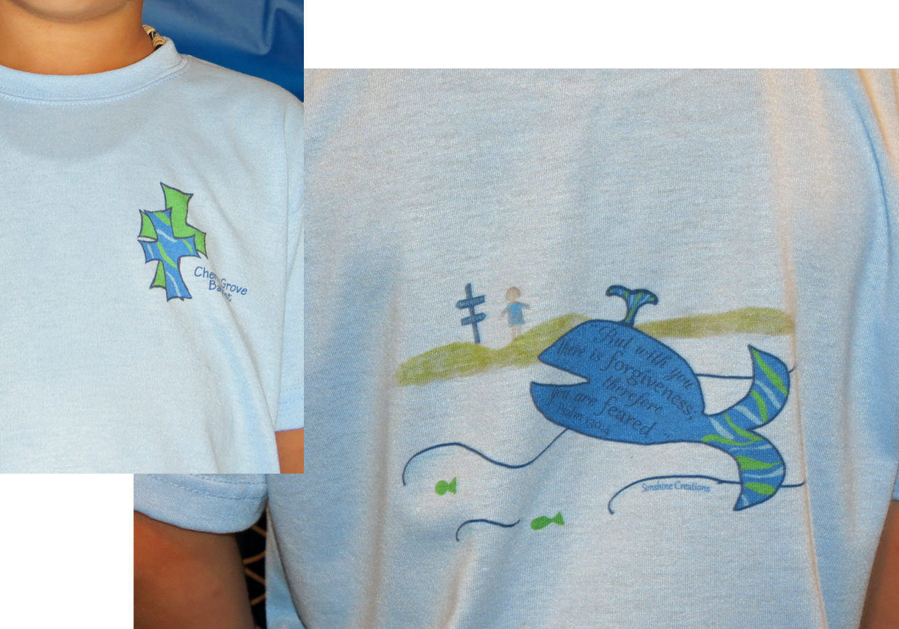 VBS shirt made with sublimation printing